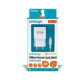 Linkage LKC20 Micro 3 Amper Kablolu Hızlı Şarj Cihazı Seti