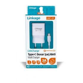 Linkage LKC21 Type C 3 Amper Kablolu Hızlı Şarj Cihazı Seti