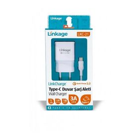 Linkage LKC21 Type C 3 Amper Kablolu Hızlı Şarj Cihazı Seti