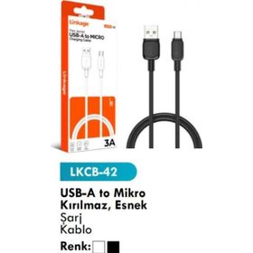 Linkage LKCB-42 USB-A to Mikro Kırılmaz Esnek Şarj Kablo