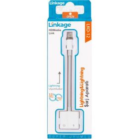 Linkage LKO-12 Lightning'den Lightning Çoklayıcı Dönüştürücü Kablo