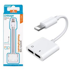 Linkage LKO-12 Lightning'den Lightning Çoklayıcı Dönüştürücü Kablo
