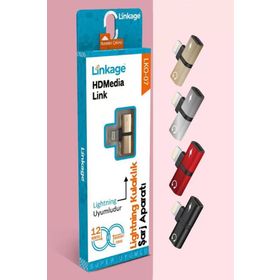 Linkage LKO-7 Süper Uyumlu Lightning Kulaklık ve Şarj Aparatı