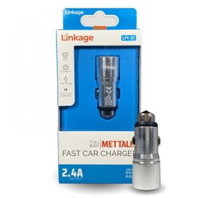 Linkage LM-01 Metalik 2.4A 10 W Araç İçi Hızlı Şarj Adaptörü