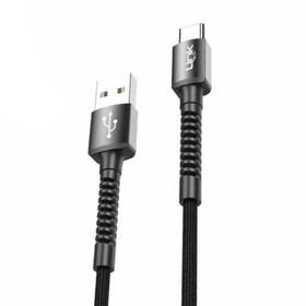Linktech 3A 1 mt K552 Type-C USB Metal Başlı Data Şarj Kablosu