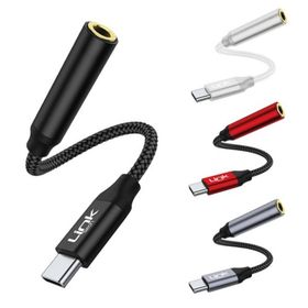 Linktech A195 Type-C 3.5 mm Jack Kırmızı Kulaklık Dönüştürücü