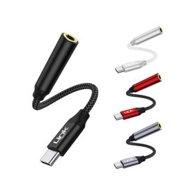 Linktech A195 Type-C 3.5 mm Jack Kırmızı Kulaklık Dönüştürücü