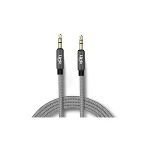 Linktech A580 3.5 mm 2 m AUX Kablo Örgü Ses Aktarım Kablosu