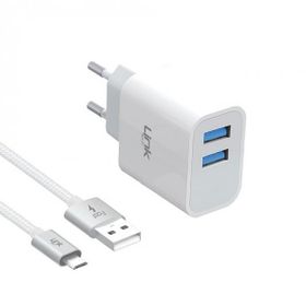 Linktech C203 Safe Micro USB 10W Dual Hızlı Şarj Aleti