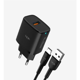 Linktech C305 Strong Micro 18W USB Kablolu Hızlı Şarj Adaptörü ve Şarj Aleti