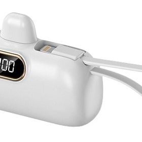 Linktech EP52 Strong Eco Friendly Type-C Port 4800 mAh Lityum Polimer Beyaz Mini Powerbank