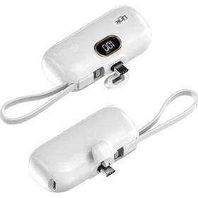 Linktech EP52 Strong Eco Friendly Type-C Port 4800 mAh Lityum Polimer Beyaz Mini Powerbank