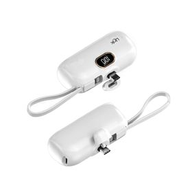 Linktech EP52 Strong Eco Friendly Type-C Port 4800 mAh Lityum Polimer Beyaz Mini Powerbank