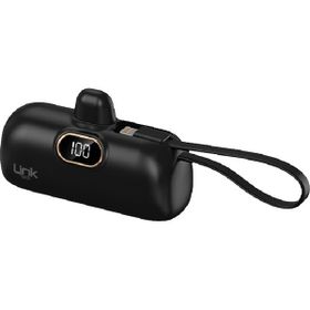 Linktech EP52 Strong Eco Friendly Type-C Port 4800 mAh Lityum Polimer Siyah Mini Powerbank