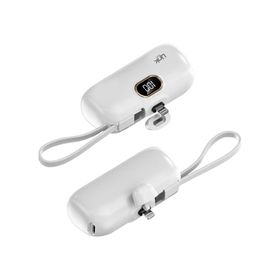 Linktech EP54 Strong Eco Friendly Lightning 4800 mAh Lityum Polimer Beyaz Mini Powerbank