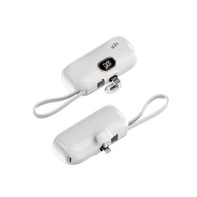 Linktech EP54 Strong Eco Friendly Lightning 4800 mAh Lityum Polimer Beyaz Mini Powerbank