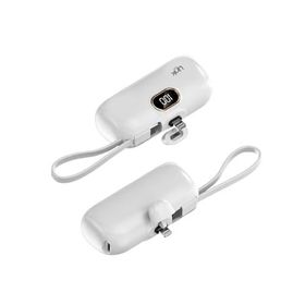 Linktech EP54 Strong Eco Friendly Lightning 4800 mAh Lityum Polimer Beyaz Mini Powerbank