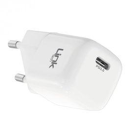 Linktech G820 Supper Silicon Tech 20W PD USB-C Beyaz Şarj Adaptörü Başlık