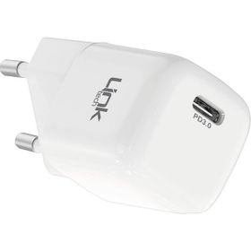Linktech G820 Supper Silicon Tech 20W PD USB-C Beyaz Şarj Adaptörü Başlık