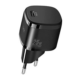 Linktech G825 Supper Silicon Tech Siyah 25W PD USB-C Şarj Adaptörü