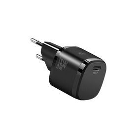 Linktech G825 Supper Silicon Tech Siyah 25W PD USB-C Şarj Adaptörü