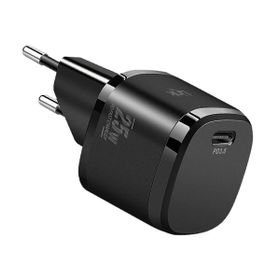 Linktech G825 Supper Silicon Tech Siyah 25W PD USB-C Şarj Adaptörü