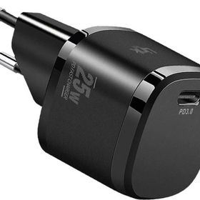 Linktech G825 Supper Silicon Tech Siyah 25W PD USB-C Şarj Adaptörü