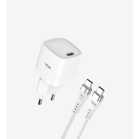 Linktech G842 Premium Tip-C Kablolu Mini 20W USB-C Süper SI Şarj Adaptörü ve Şarj Aleti