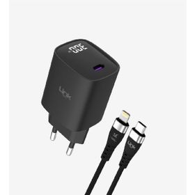 Linktech G848 Premium Tip-C Lightning Mini 30W USB-C Süper SI Kablolu Şarj Adaptörü ve Şarj Aleti