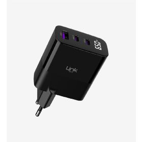 Linktech G852 Premium 65W Süper SI 3'lü Çıkış Şarj Adaptörü ve Şarj Aleti