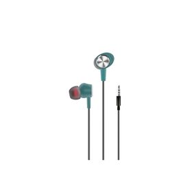 Linktech H315 Spor Yüksek Baslı Silikonlu Kablolu Yeşil Kulaklık