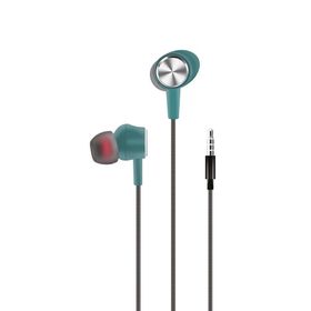 Linktech H315 Spor Yüksek Baslı Silikonlu Kablolu Yeşil Kulaklık