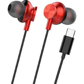 Linktech H336 Kırmızı Kulak İçi Type-C Kablolu Kulaklık