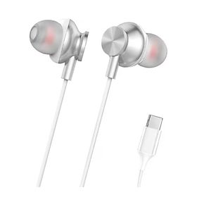 Linktech H341 Beyaz Kulak İçi Type-C Kablolu Kulaklık