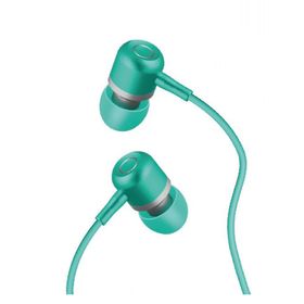 Linktech H40 Yeşil Metal Kulak içi Mikrofonlu Kulaklık