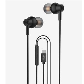 Linktech H72 Mikrofonlu Yüksek Baslı Siyah Kulak İçi Type-C Kablolu Kulaklık