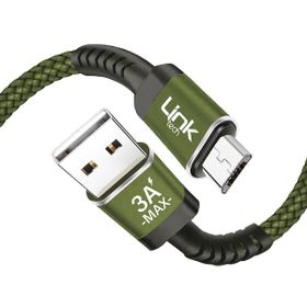 Linktech K421 Safe Micro Usb 3A 1 mt Data/Şarj Kablosu