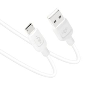 Linktech K448 Strong Micro Usb 1 mt 2.4A Beyaz Data/Şarj Kablosu