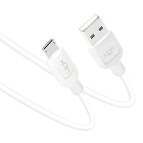 Linktech K448 Strong Micro Usb 1 mt 2.4A Beyaz Data/Şarj Kablosu