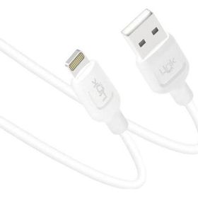 Linktech K449 1 mt 2.4A Beyaz Strong Lightning USB Data Şarj Kablosu