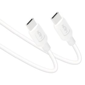 Linktech K451 Strong 60W 1 mt Beyaz Type-C - Type-C Data/Şarj Kablosu