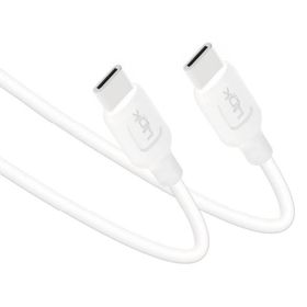 Linktech K451 Strong 60W 1 mt Beyaz Type-C - Type-C Data/Şarj Kablosu
