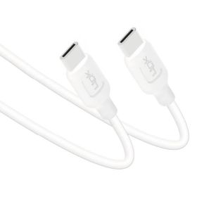 Linktech K451 Strong 60W 1 mt Beyaz Type-C - Type-C Data/Şarj Kablosu