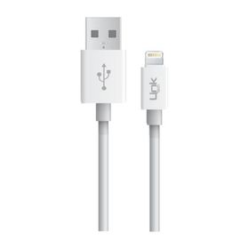 Linktech K559 2.4A 1 mt Beyaz Lightning Şarj ve Data Kablosu