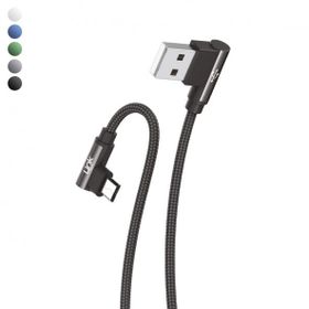Linktech K592 3A 1.5 mt Safe Micro Usb 90 Derece Data/Şarj Kablosu