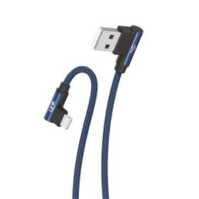 Linktech K593 3A 1.5 mt Safe İph Lightning 90 Derece Data/Şarj Kablosu