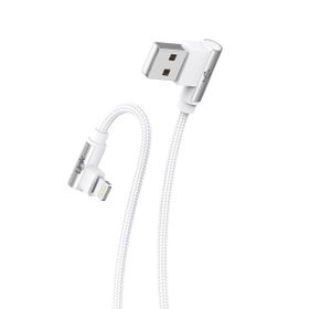 Linktech K593 3A 1.5 mt Safe İph Lightning 90 Derece Data/Şarj Kablosu