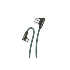 Linktech K594 Safe Type-C USB 90 Derece 1.5 mt Şarj Kablosu ve Data Kablosu