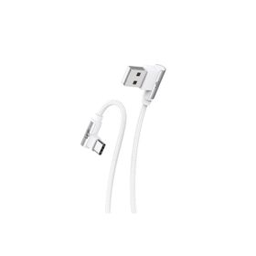 Linktech K594 Safe Type-C USB 90 Derece 1.5 mt Şarj Kablosu ve Data Kablosu