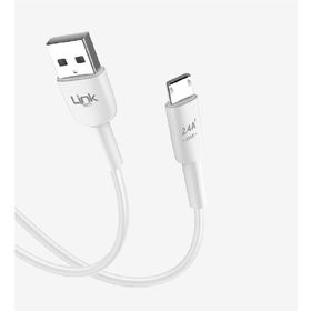 Linktech K600 Safe 2.4 A Micro USB Şarj Kablosu